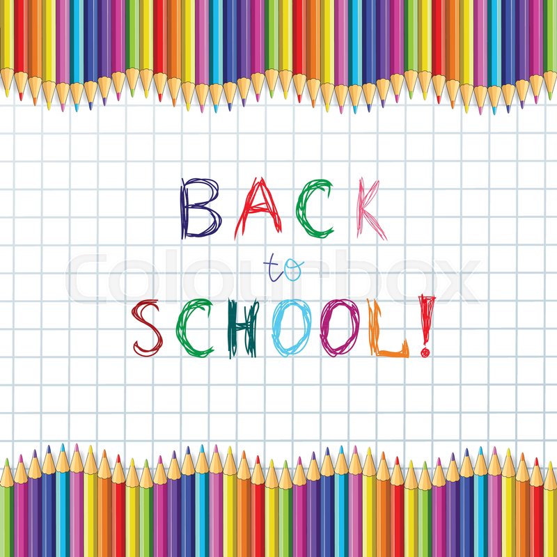 800x800 Back To School Hand Writing Sketchy Stock Vector Colourbox