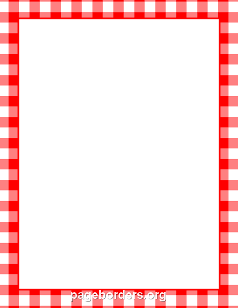 470x608 Picnic Border Template