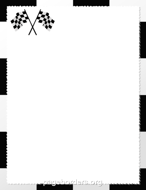 470x608 Checkered Flag Border Clip Art