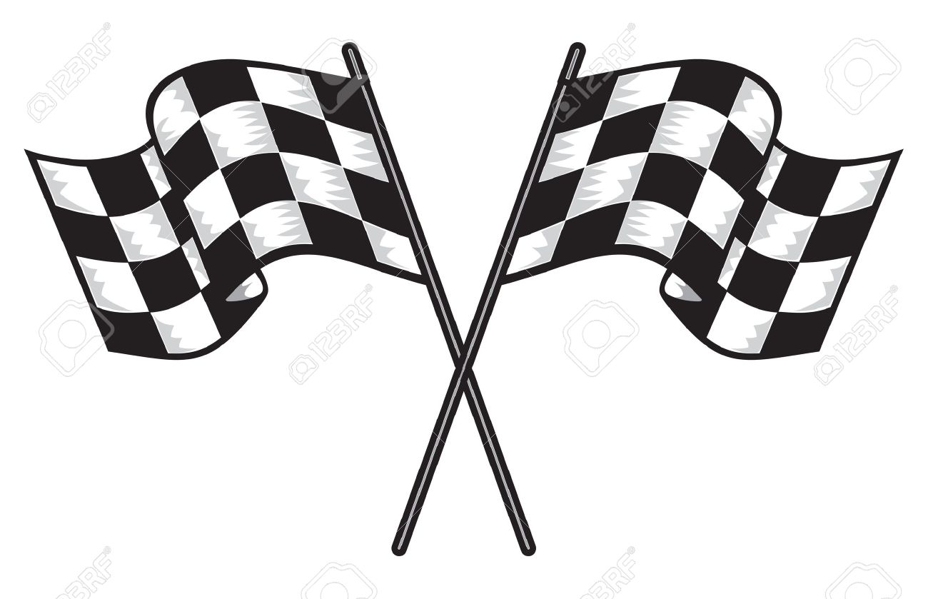1300x839 Checkered Flag Vector