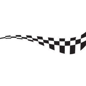 300x300 Racing Checkered Flags Vector Sign Clipart