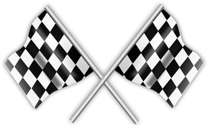 300x185 Free Vector Checkered Flag Pattern