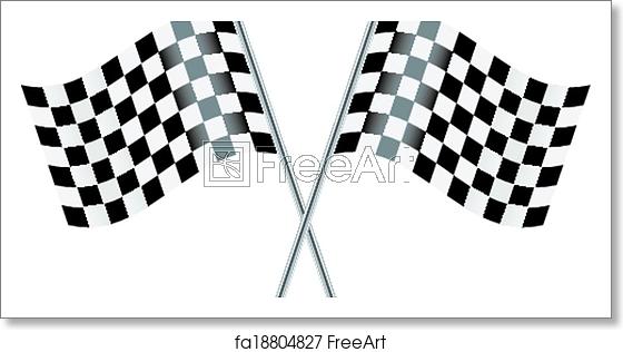 560x316 Free Art Print Of Checkered Flags