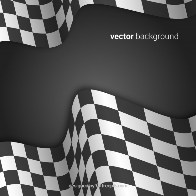 626x626 Checkered Flag Background With Realistic Design Vector Free Download