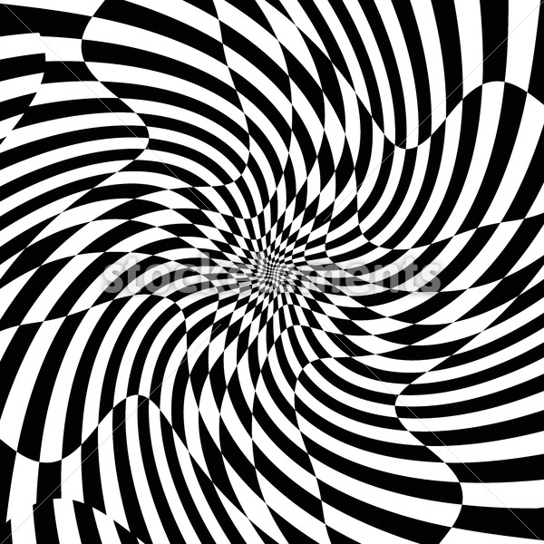 600x600 Checkered Pattern With Distortion Effect Deformed, Irregular