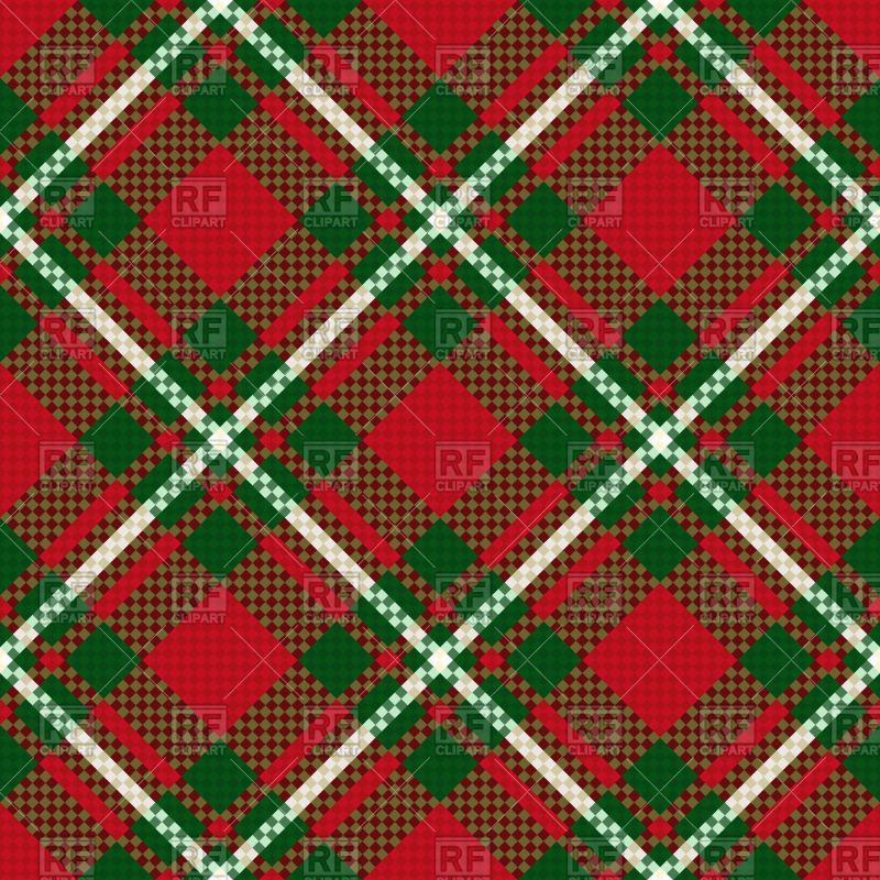 800x800 Diagonal Seamless Checkered Pattern In Green And Red Hues