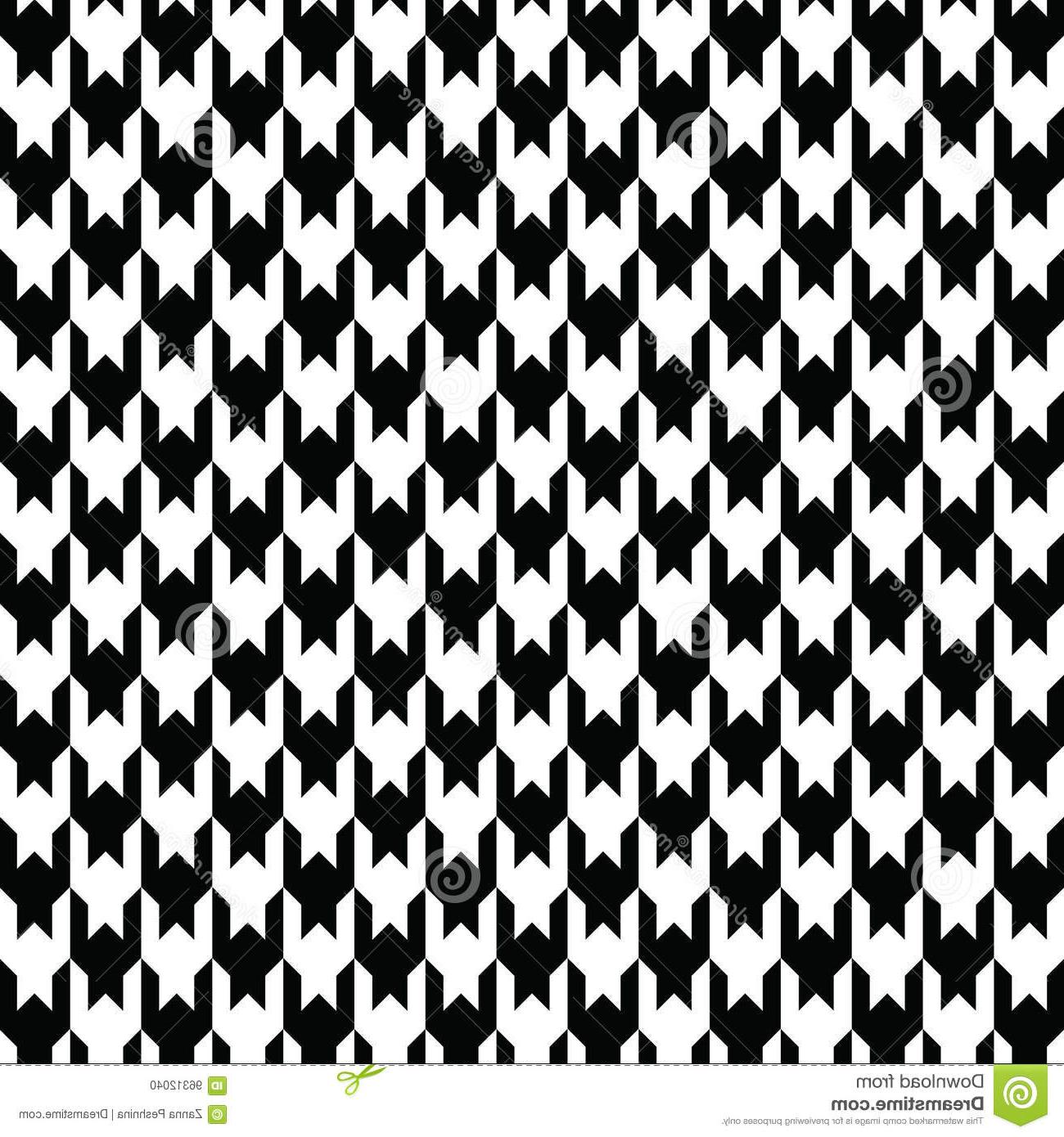 1300x1390 Black Houndstooth Pattern Vector Classical Checkered Textile