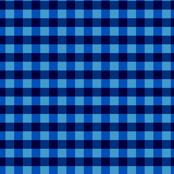 600x600 Seamless Checkered Vector Pattern Vintage Blue Plaid Fabric