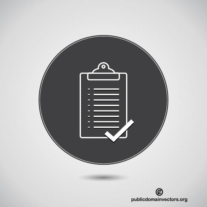 660x660 Checklist Icon Vector Graphics