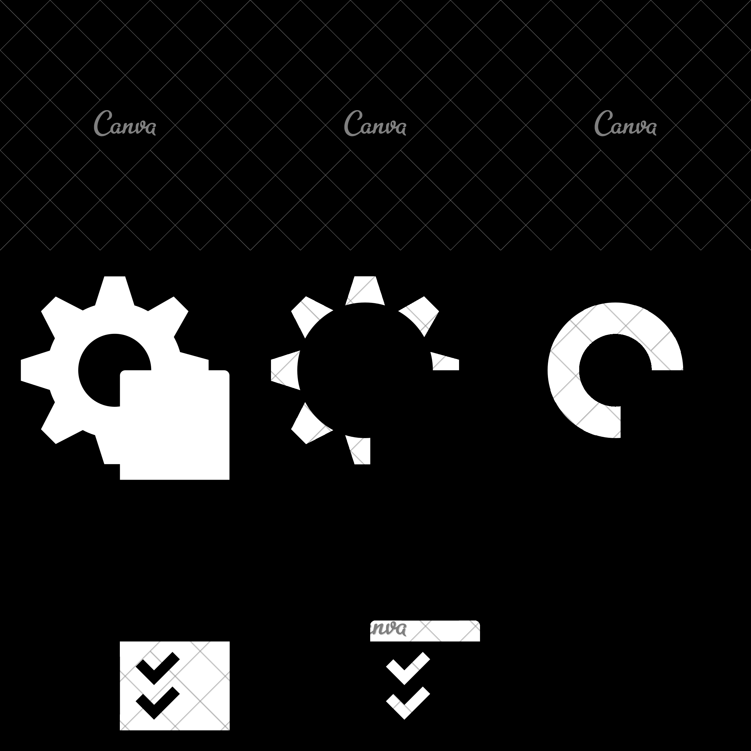 2400x2400 Setting Checklist Icon Vector