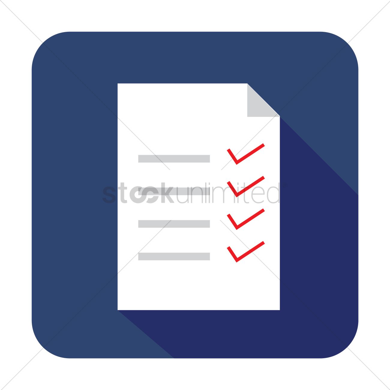 1300x1300 Checklist Vector Image