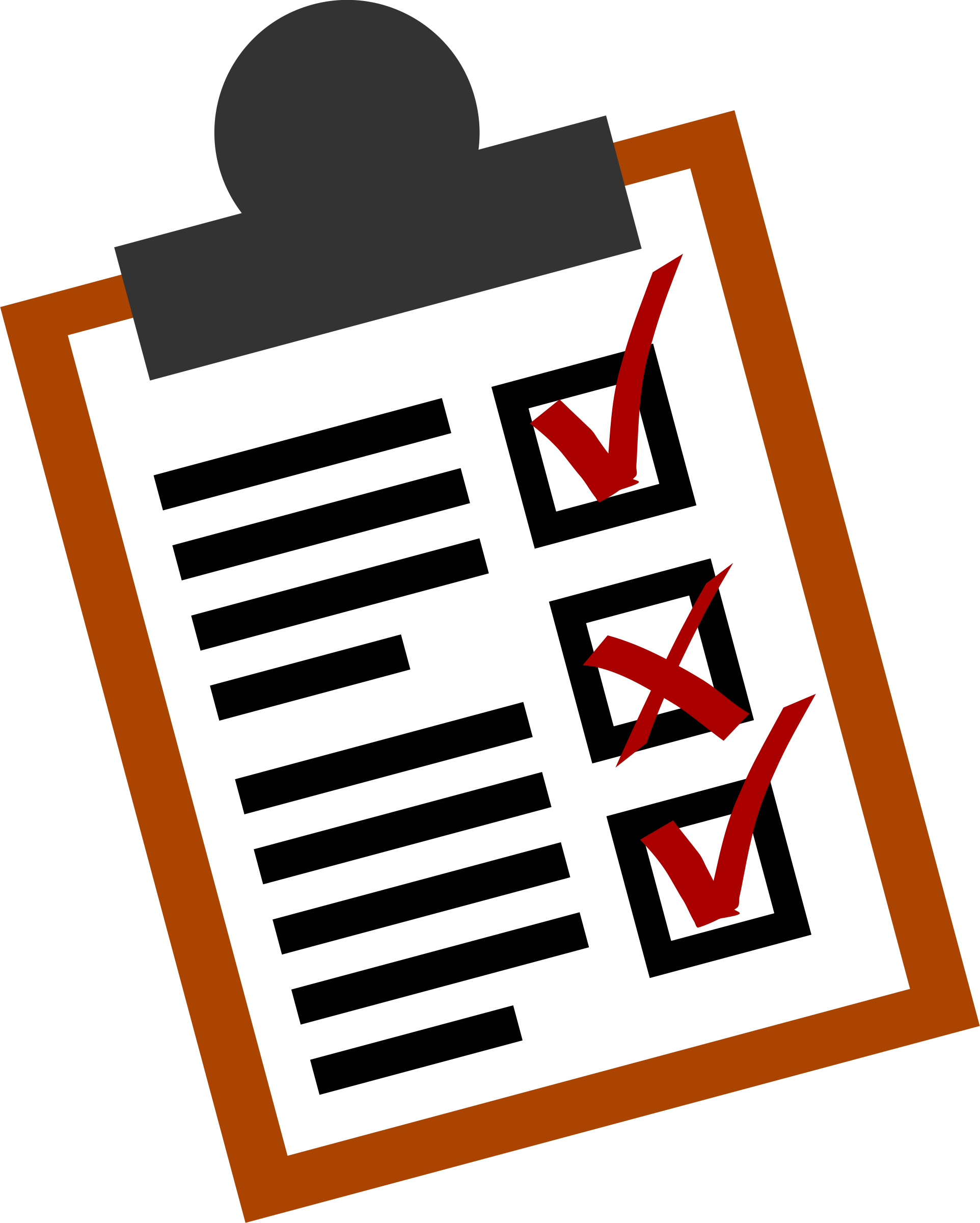 1924x2400 Checklist Vector Icon