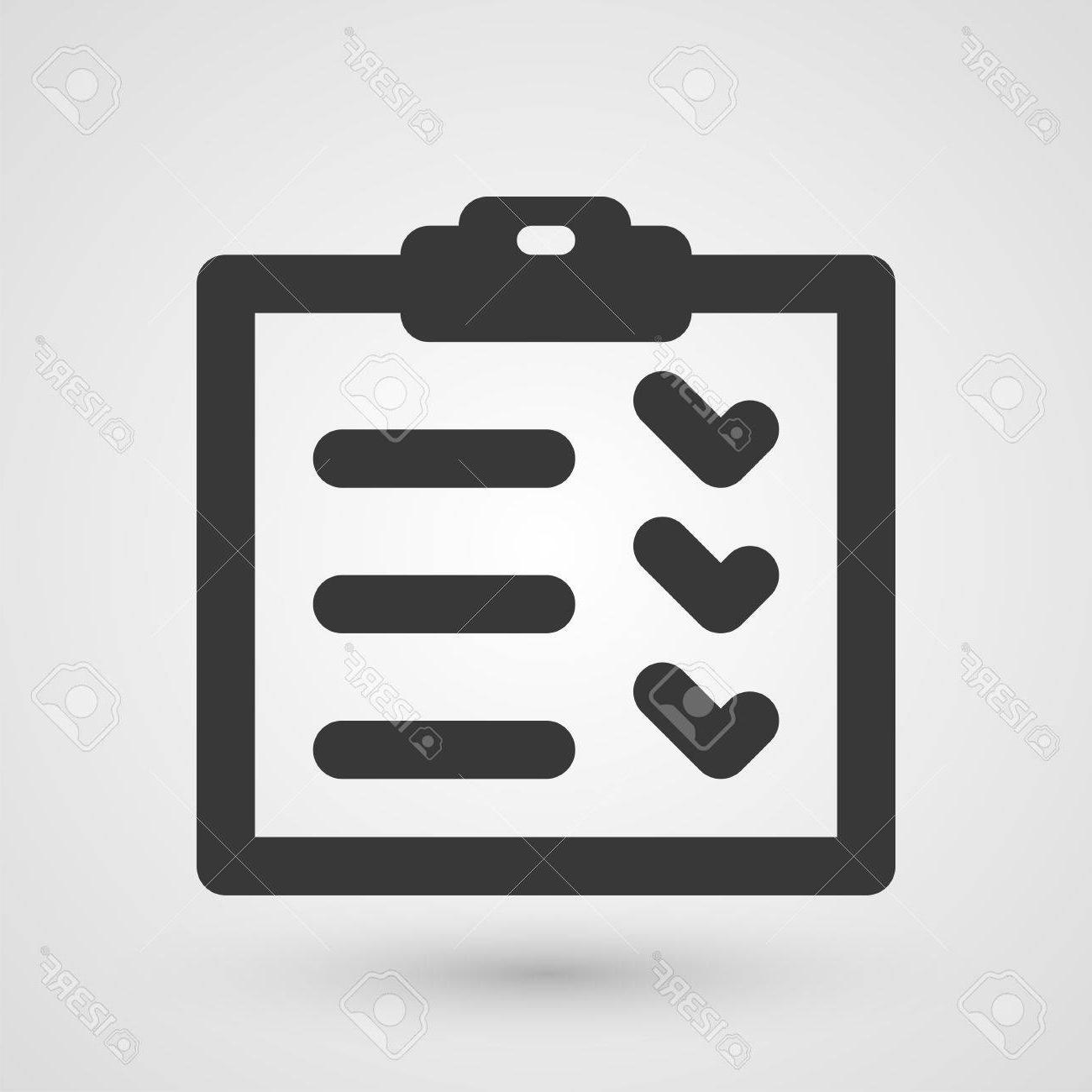 1300x1300 Hd Checklist Vector Black Cdr Free Vector Art, Images, Graphics