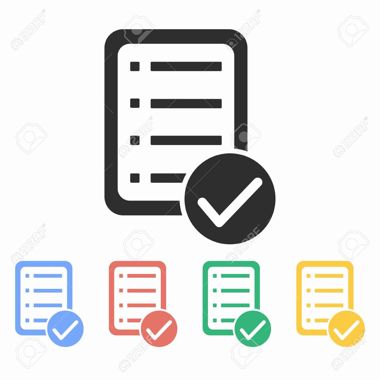 1300x1300 Checklist Graphic Photos Checklist Document Sheet Icon Vector