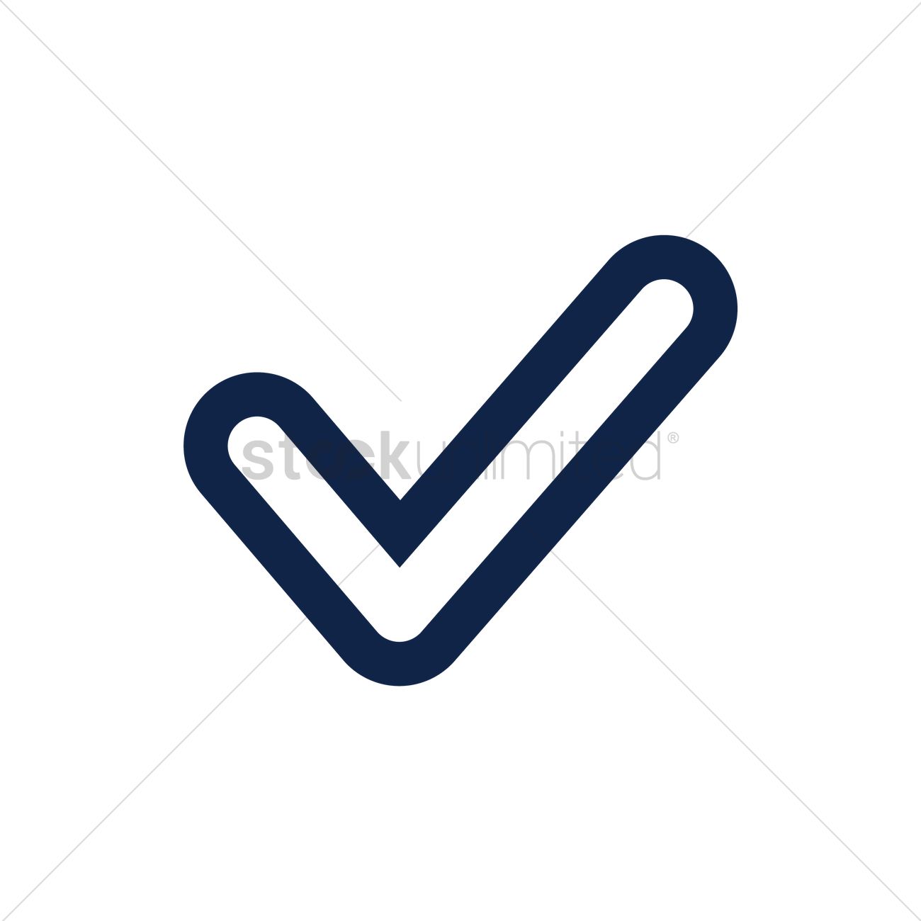 1300x1300 Checkmark Icon Vector Image