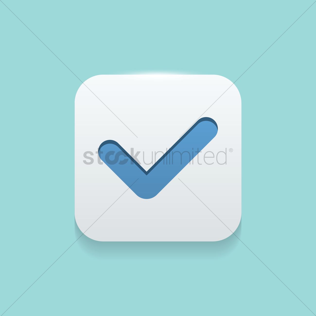 1300x1300 Checkmark Icon Vector Image