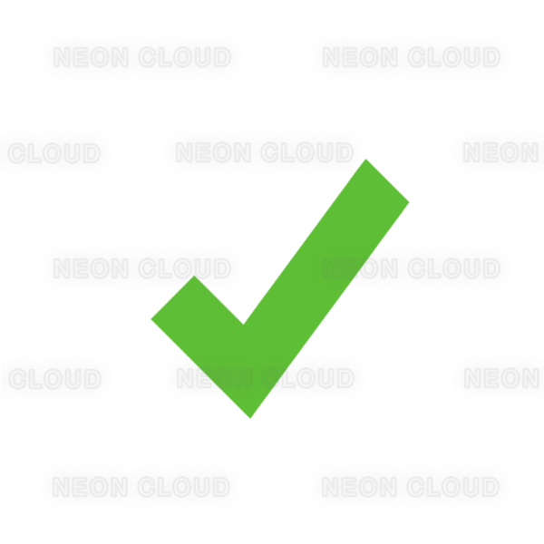600x600 Free Green Checkmark Icon Vector Graphic Neoncloud