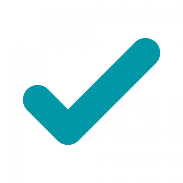 640x640 Tick Vector Icon, Checklist Icon, Checkmark Icon, Done Icon Png