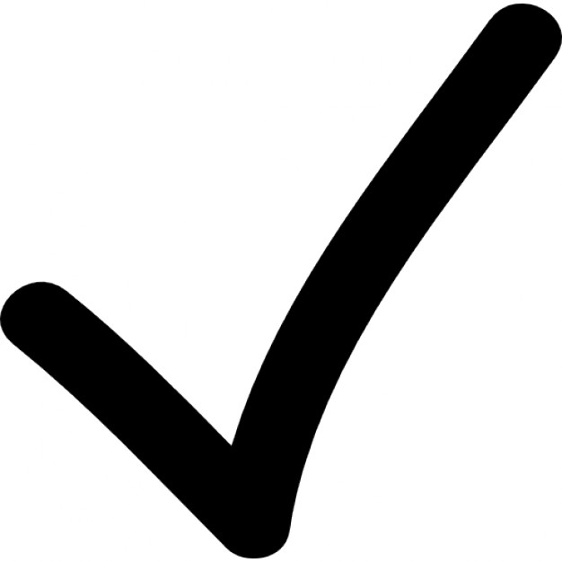 626x626 Check Mark Icon Vector