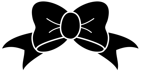 600x320 Cheer Bow Clip Art