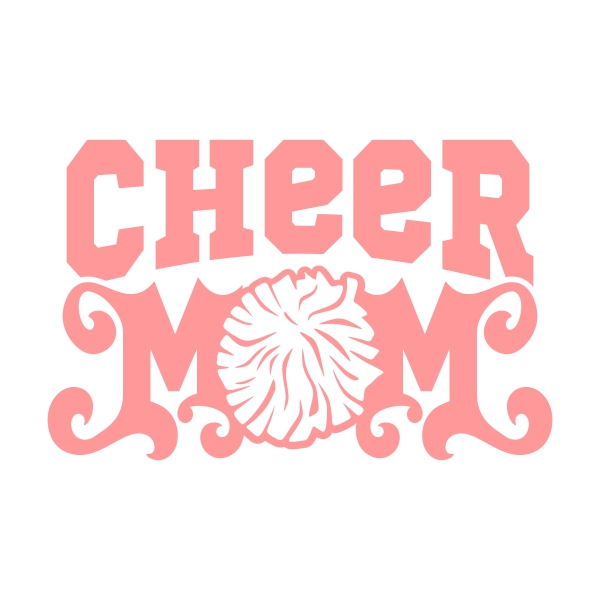 600x600 Cheer Mom Cuttable Design