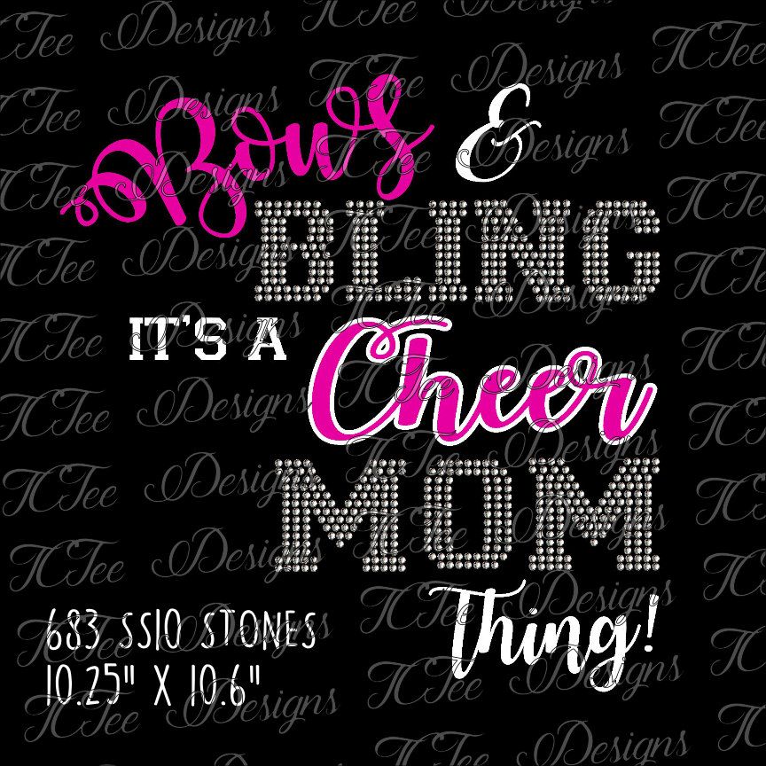 864x864 Bows And Bling It's A Cheer Mom Thing