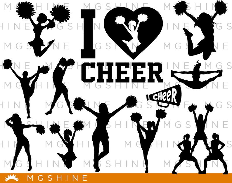 794x627 Cheerleading For Cricut Silhouette Cheerleading Etsy