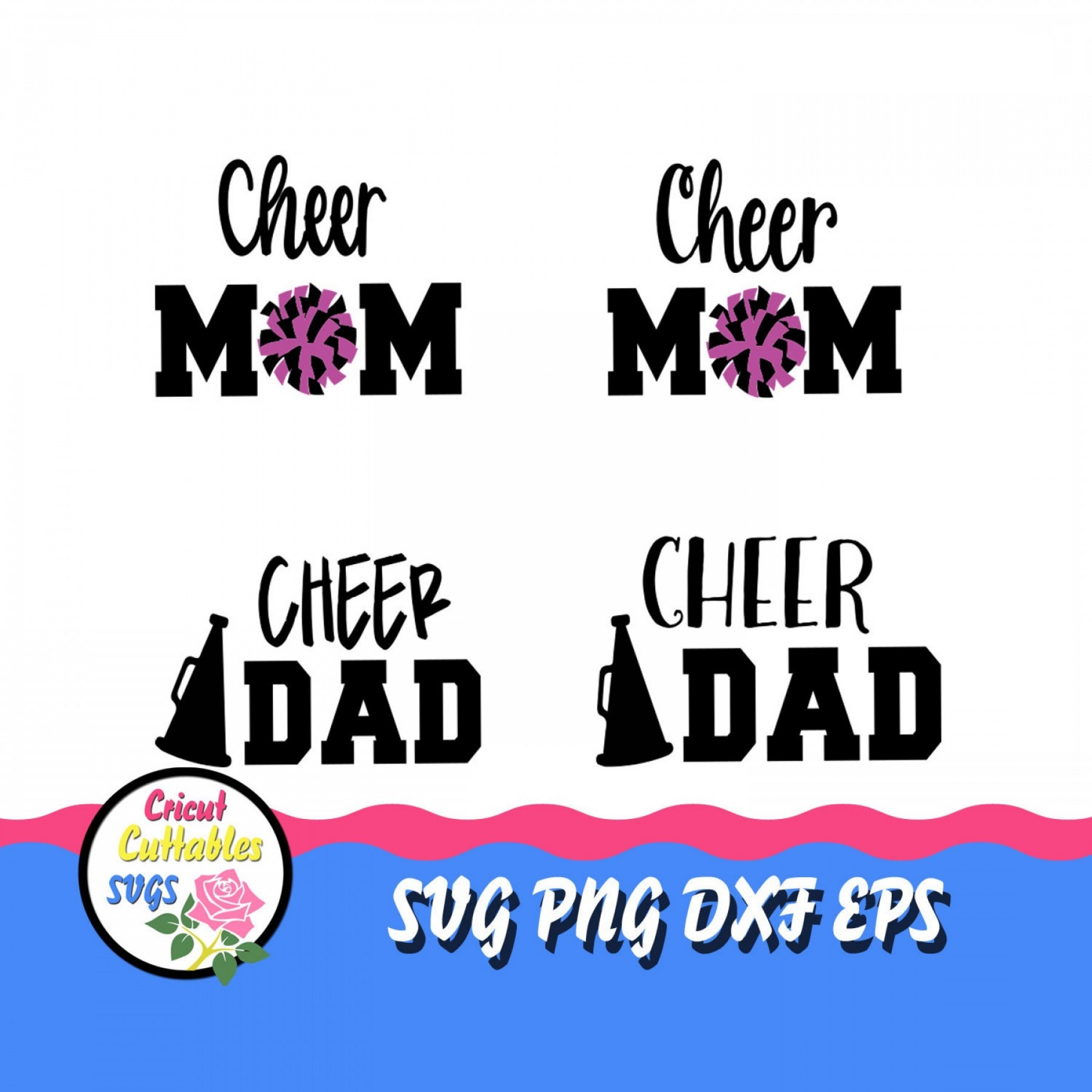 2160x2160 Cheer Mom Silhouette Vector Unique Cheer Mom Dad Cheerleading