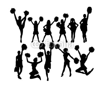 400x339 Cheerleader Silhouettes, Art Vector Design Buy Photos Ap