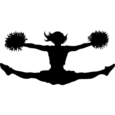 400x400 Cheer Vector Toe Touch Huge Freebie! Download For Powerpoint