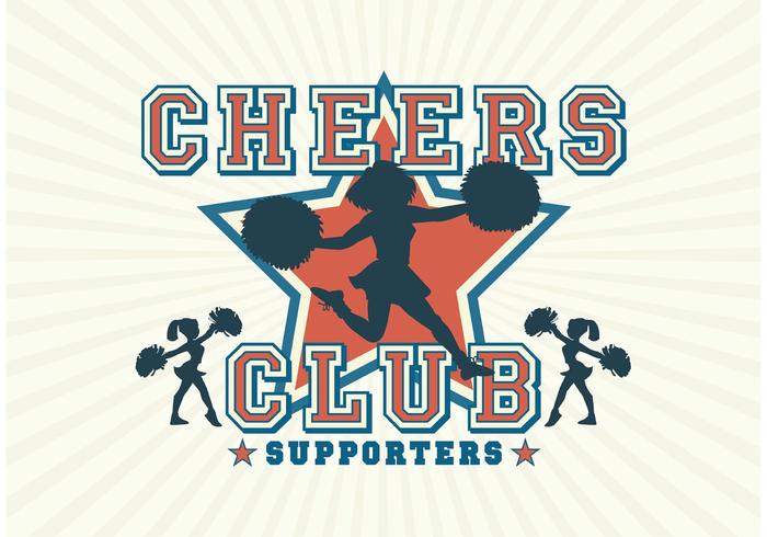 700x490 Vector Cheerleader Silhouettes