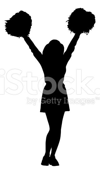 320x556 Cheerleader Silhouette Stock Vector Art