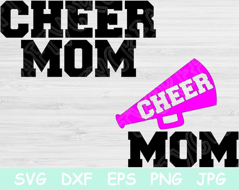 794x631 Cheer Mom Cheer Mom Dxf Megaphone Cheer Mama Etsy