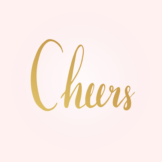 Cheers Typography Wording Style Vector Vector Free Download 626x626 Cheers Typography Wording Style Vector Vector Free Download