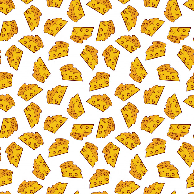 Cheese Pattern Vector at Collection of Cheese Pattern