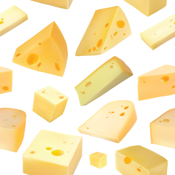 Cheese Pattern Including Seamless Vector Free Download 600x600 Cheese Pattern Including Seamless Vector Free Download