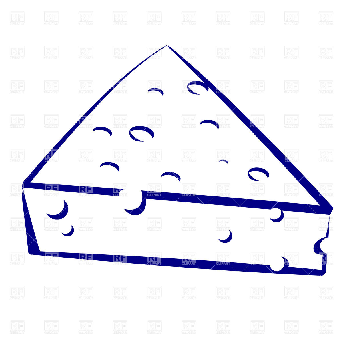 1200x1200 Cheese Slice Simple Outline Icon Vector Image Of Food