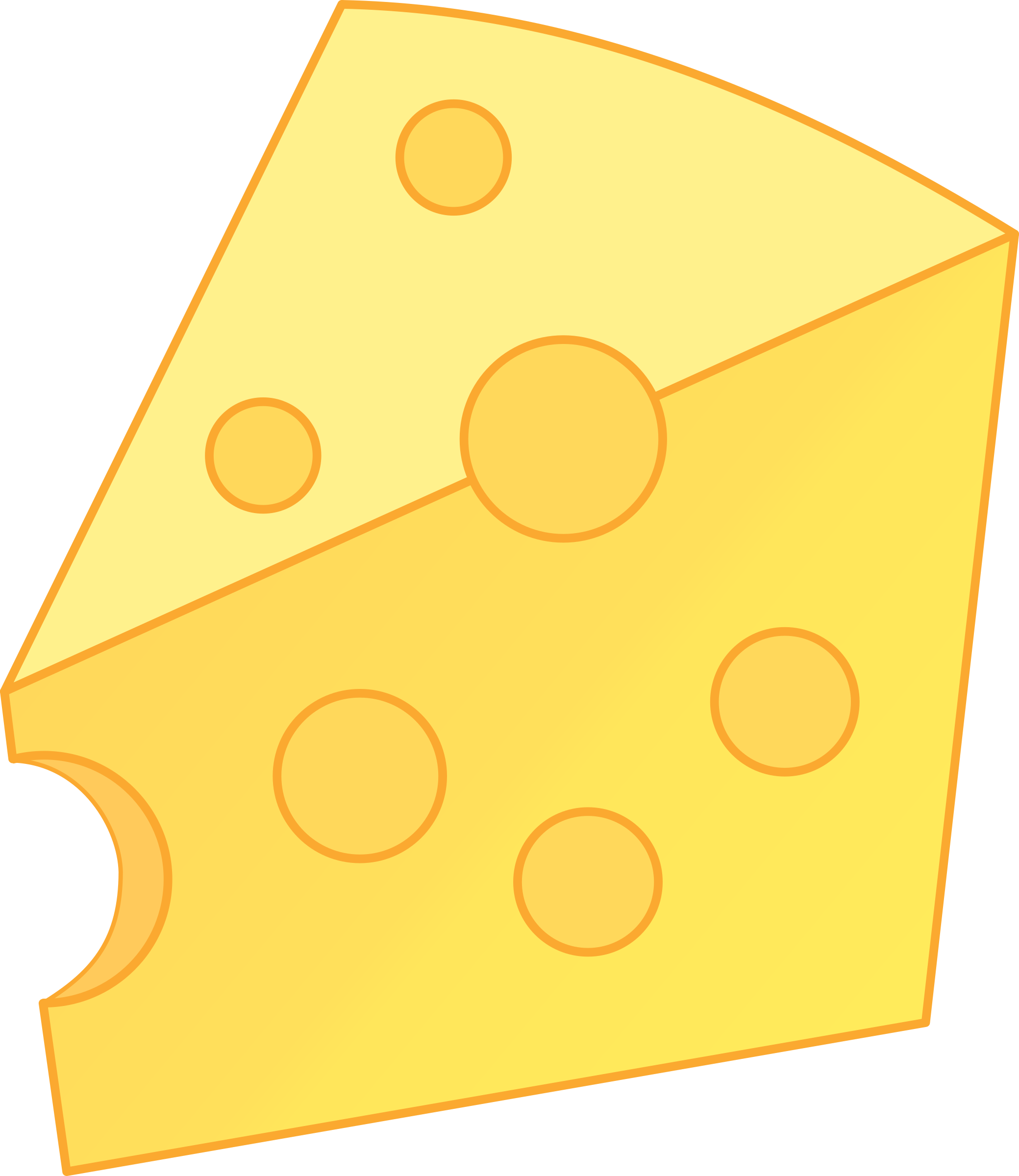 2079x2400 Piece Of Cheese Vector Art Image