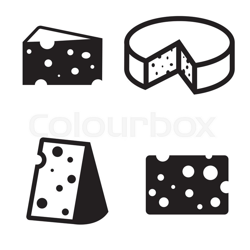 800x800 Cheese Vector Icon