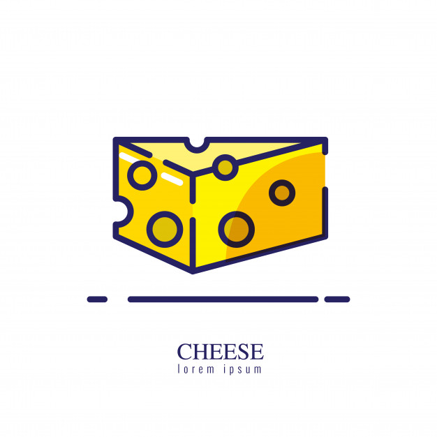 626x626 Cheese Vector Icon On A White Background Vector Premium Download