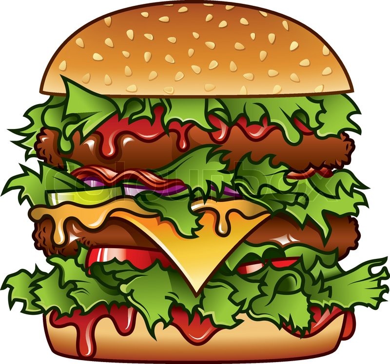 800x748 Vector Cheeseburger Clipart Cliparts And Others Art Inspiration