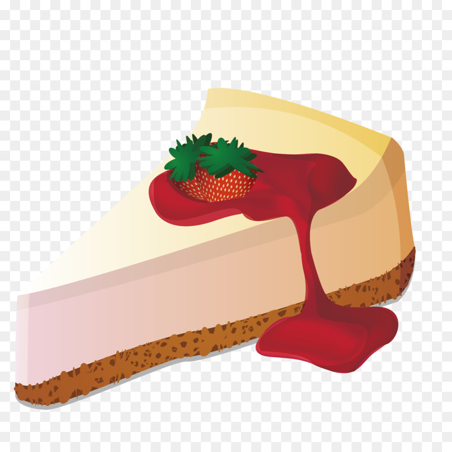 900x900 Download Strawberry Cream Cake Strawberry Pie Cheesecake Vector