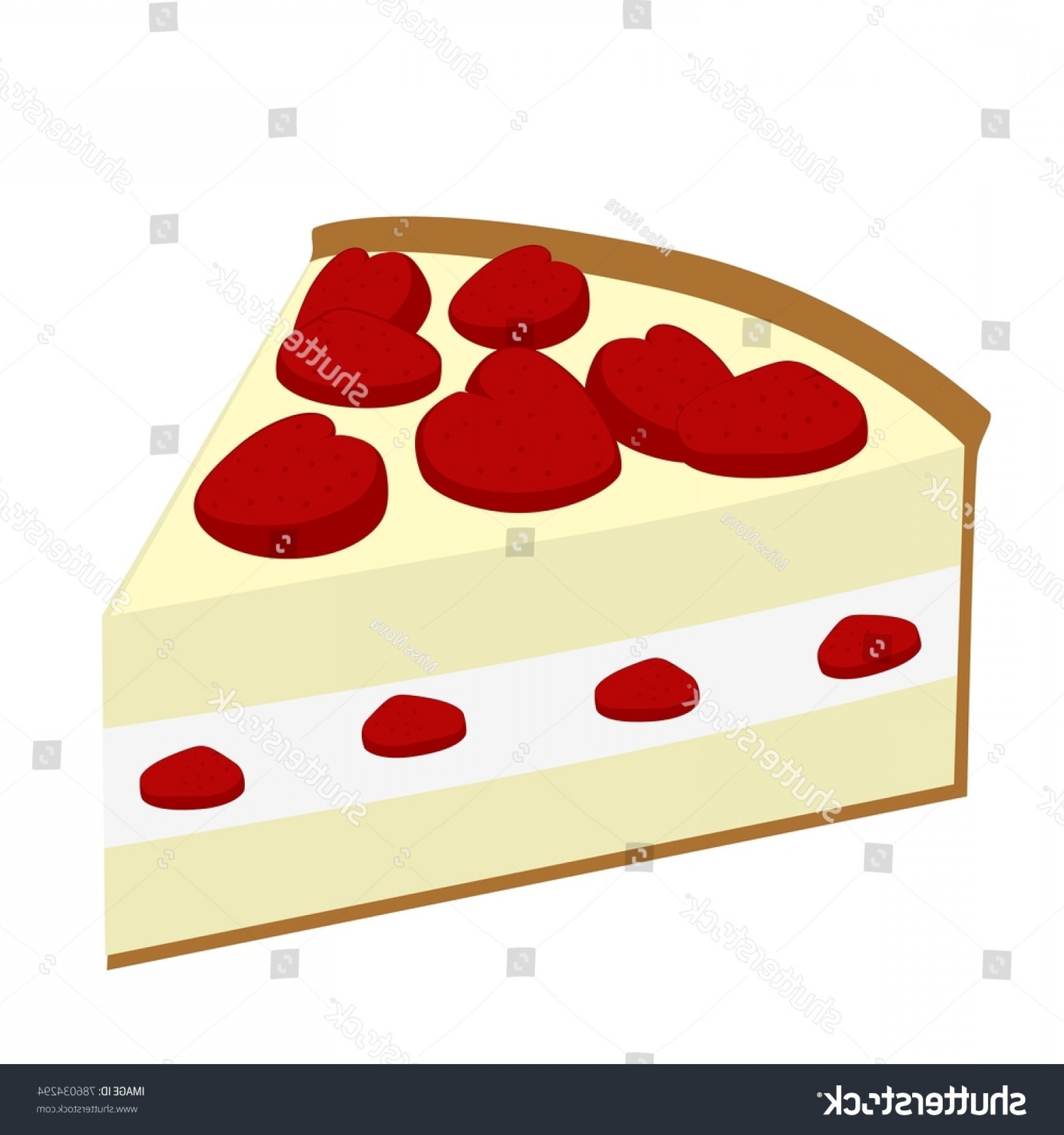 1800x1920 Multi Layer Strawberry Cheesecake Vector Art Soidergi