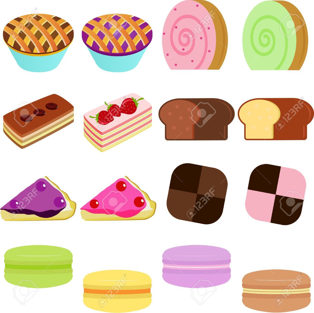 1300x1295 Stock Vector In Cutie Clipart Sweet Cakes, Cake Vector