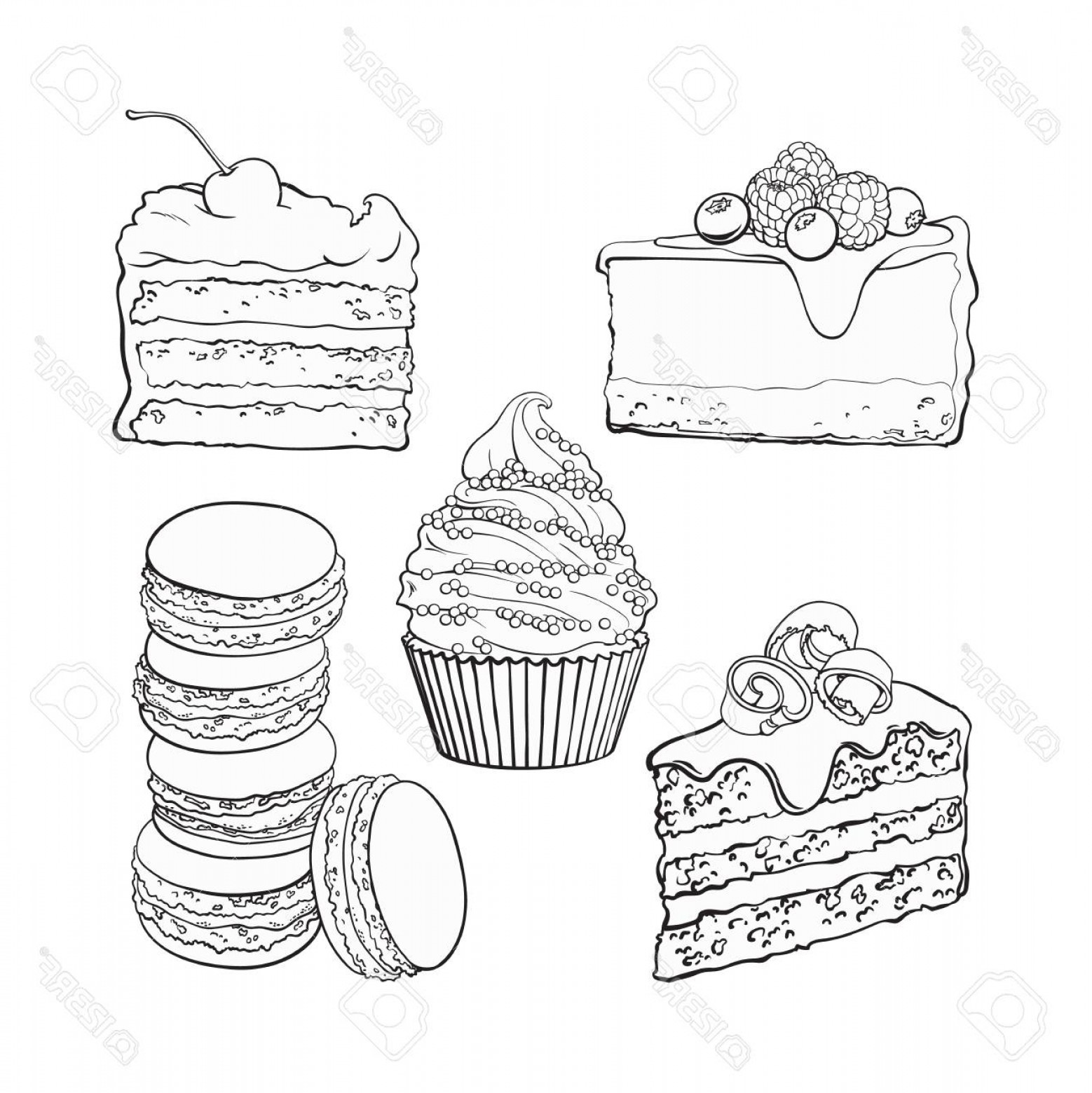 1558x1560 Cheesecake Vector Black Hoodamathrun