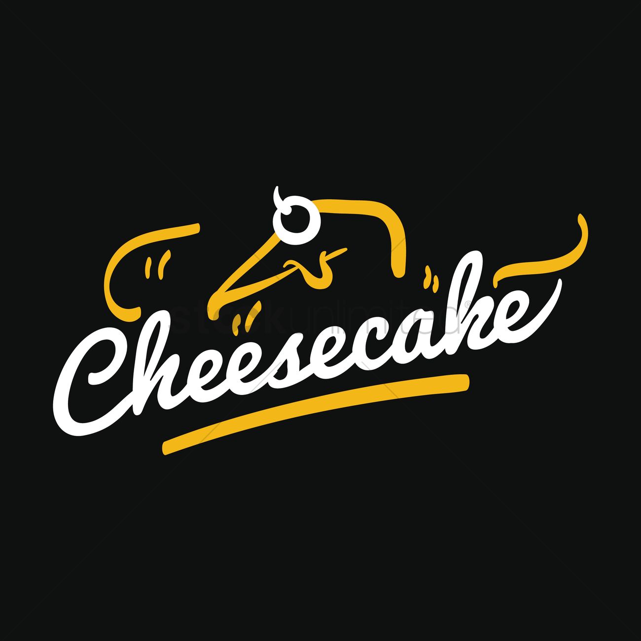 1300x1300 Cheesecake Vector Image
