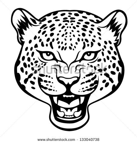 Jaguar Head Vector 450x470 Jaguar Head Vector