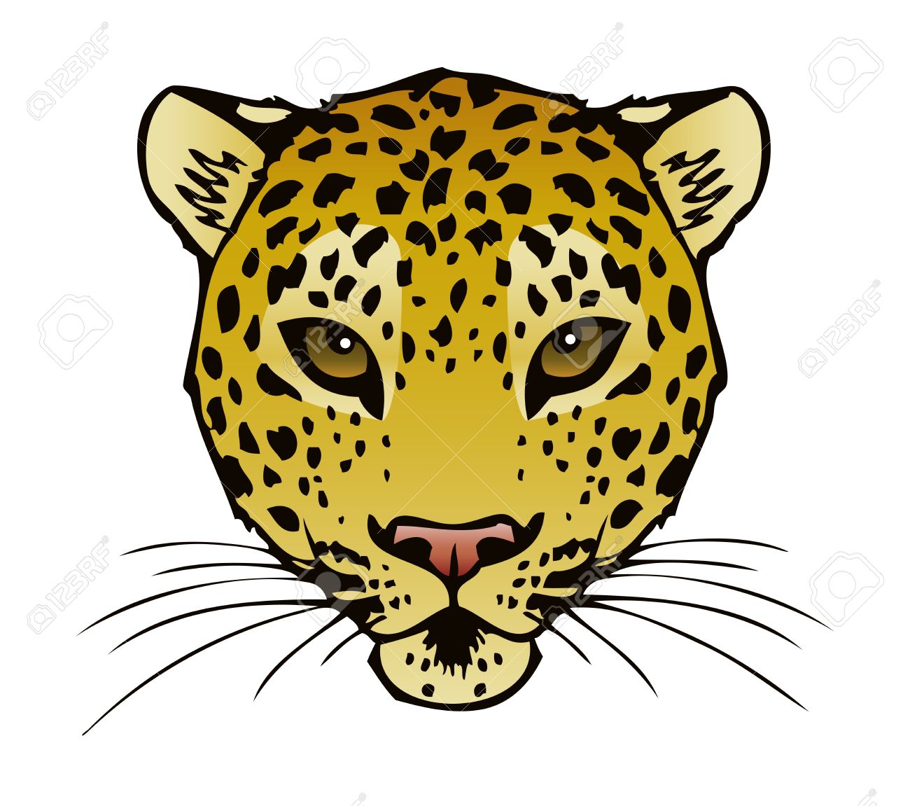 Cheetah Face Vector at Vectorified.com | Collection of Cheetah Face ...