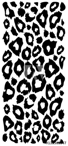 234x500 Cheetah Pattern Vector