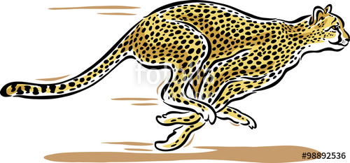 Cheetah Vector Speed Logo Stock Image And Royalty Free Vector 500x233 Cheetah Vector Speed Logo Stock Image And Royalty Free Vector